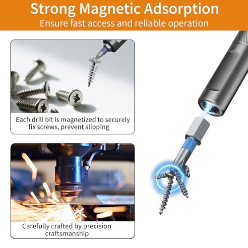 2026 New Tools 24 in 1 Magnetic Ratchet Screwdriver Set, Multi Bit DIY Magnetic Screwdriver Set with Detachable Ratchet Handle, Portable Precision Repair Tool Kit for Furniture, Electronics, Bicycle - size: 24 in 1 Screwdriver Set