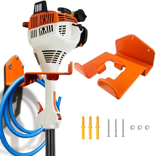 Weedeater Hanger, 1 Pack Weed Eater Hanger for Wall, Weed Wacker Holder | Heavy Duty Trinmmer Rack Wall Storage, Compatible with Stihl, Weed Eater Hanging Hook for Garage Tool Organization - color: 1 PACK