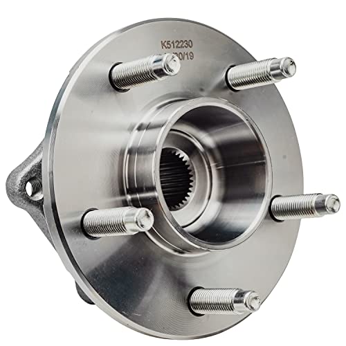 Detroit Axle - 2pc Rear Wheel Bearing and Hubs Assembly with 5-Lug for Chevrolet Equinox 2005, Pontiac Torrent 2006, Saturn Vue 2002-2007, Non-ABS Models - style: 512230 x2/Pair