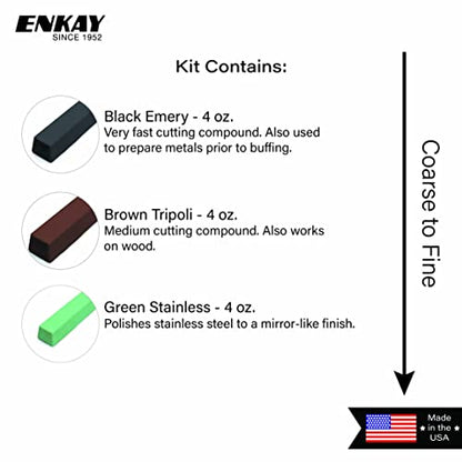ENKAY - Stainless Steel Metal Polishing Kit