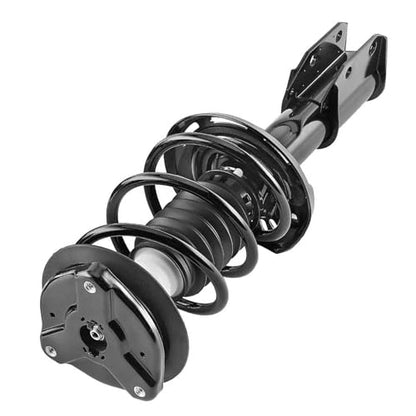 Detroit Axle - AWD 2 Front Struts for Mercedes-Benz C300 C230 C350 C250 [Excludes RWD; W204 Chassis], Quick Complete Struts with Coil Spring Assembly Replacement Suspension Shock - size: 11480x2/Pair