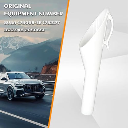 2PCS Capless Gas Tank Fuel Funnel for Automotive Use, No Spill Plastic Car Gas Filler Small Funnel for Ford Focus F150 Mercury Lincoln, 8U5A-17b068-EB 1782177 Portable Gas Can Spout Replacement