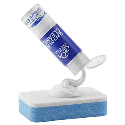 Glass Polish kit,1.69 Fl Oz cerium oxide glass polish compound with polishing brush,glass scratch remove,Oil Film Cleaner,Glass Cleaner, Removes Stains and Water Spots, for Cars Glass and Mirror - size: 1.69 Fl Oz (Pack of 1)