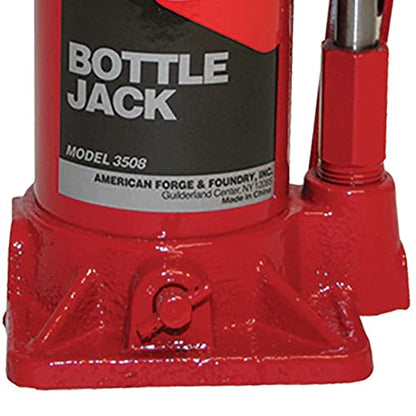 AFF Heavy Duty 8 Ton Bottle Jack, Manual, Machine Hardened Steel Saddles, Centered Pumps and Rams, 3508 - size: 8 Ton Capacity, style: Heavy Duty