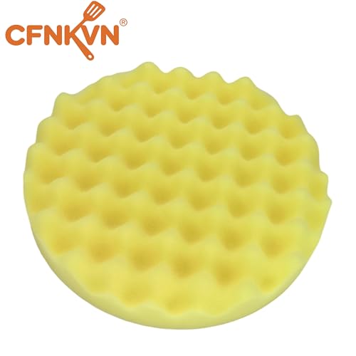 8 Inch Foam Buffing Pads, Auto Detailing Polishing Pad Set, 3-Pack | Replacement for 3M Buffing Pads - 5723 5725 5733, Fits DA Polisher & Drill. Removes swirl marks for high-gloss shine