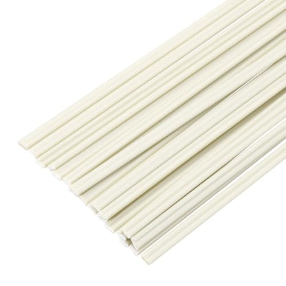 MECCANIXITY 20pcs Plastic Welding Rods, 13 Inch PP Welding Strips 1/4" for Plastic Welder Soldering Tool Kit, Car Bumpers, Kayak Repair, Yellow - size: 13 Inch x 1/4"