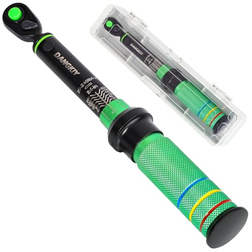 Torque Wrench Bike, 1/4 Inch Torque Wrench Lightweight Dual-direction 20-240IN.LB/2.3-27.1N.M, 72 tooth High Precision Bike Torque Wrenches with Dual Range Scales for bicycle