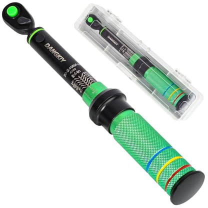 Torque Wrench Bike, 1/4 Inch Torque Wrench Lightweight Dual-direction 20-240IN.LB/2.3-27.1N.M, 72 tooth High Precision Bike Torque Wrenches with Dual Range Scales for bicycle