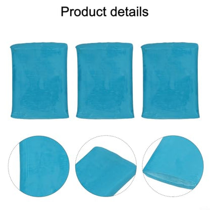 3PCS Blue Clay Cleaning Bar for Car Detailing, Fine Grade Auto Paint Decontamination Mud Remover for Rust Oil Stains on Body Glass