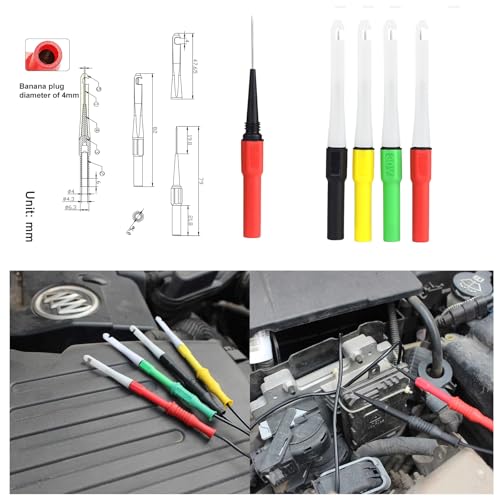 Back Test Probe Kit, Backprobing, Diagnostictesting,Electrical Troubleshooting Automotive Test Lead Kit (ZIBOO 804)