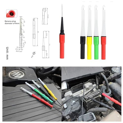 Back Test Probe Kit, Backprobing, Diagnostictesting,Electrical Troubleshooting Automotive Test Lead Kit (ZIBOO 804)