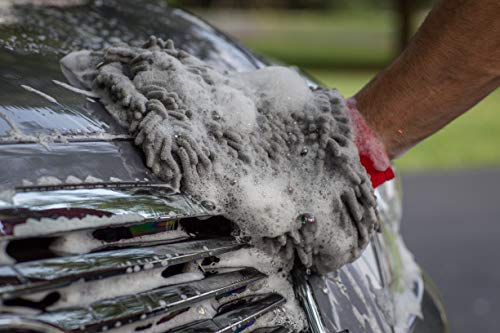 MOTHERS Premium Chenille Car Wash Mitt, Scratch and Lint Free, 2 Pack - style: 2 Pack