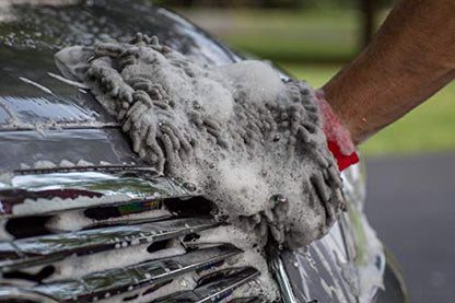 MOTHERS Premium Chenille Car Wash Mitt, Scratch and Lint Free, 2 Pack - style: 2 Pack