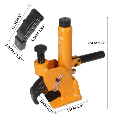 BESTOOL Manual Tire Bead Breaker with Handle and Rubber Pad, Tire Change Tool for Aluminum Alloy Hubs, ATV Tire Operation, Tractors, Trucks, Cars, Heavy Duty Tires Car Repair (US Patented) - color: with Handle