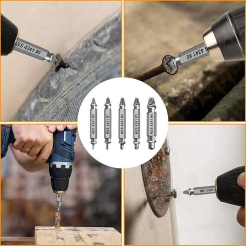 Damaged Screw Extractor Kit The Perfect Father’s Gift from Wife, Daughter or Son A Practical Tool Set for Removing Rusty, Stripped, or Broken Hardware Ideal Gift for Men and DIY Enthusiasts