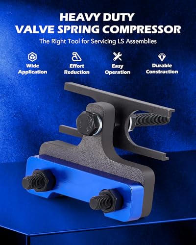 Orion Motor Tech LS Valve Spring Compressor Tool, Valve Spring Removal Tool Compatible with LS1 LS2 LS3 LS6 4.8 5.3 5.7 6.0 6.2 Engines, Automotive Valve Seal Adjustment Removal Installation Tool - size: LS Valve Spring Compressor
