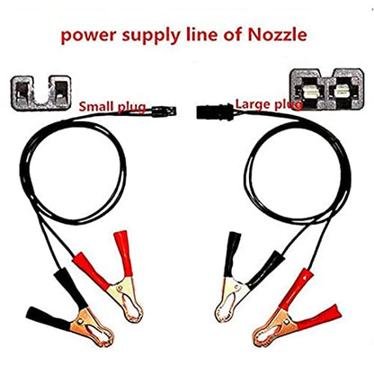 Universal Auto Car Fuel Injector Nozzle Flush Cleaner Adapter DIY Cleaning Tool Kit Set, Injector Nozzle Gasoline Cleaning Tester Repair Tool Compatible with Fuel Pressure Test Kit
