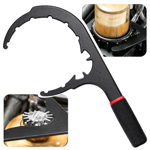 Fuel Filter Wrench Set, 5'' Filter WrenchCompatible with Various Filter Sizes, Includes Water Separator Tools, Ideal as Duramax Fuel Filter Wrench & Davco Filter Wrench for Diesel Mechanic Repairs - size: 5in