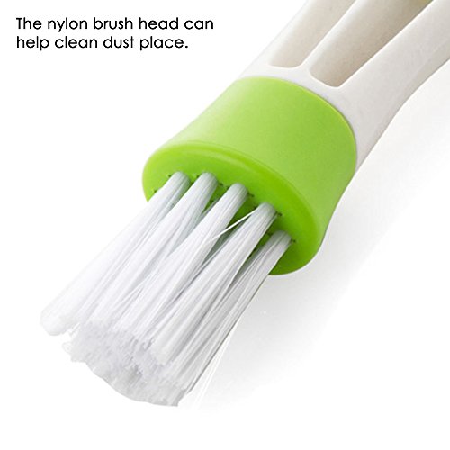 Mini Duster for Car Air Vent, SENHAI Set of 6 Automotive Air Conditioner Cleaner and Brush, Dust Collector Cleaning Cloth Tool for Keyboard Window Leaves Blinds Shutter