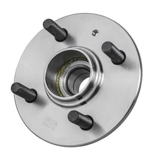 Detroit Axle - Pair Rear Wheel Bearing Hubs for Hyundai Accent 2005 [w/ABS] 2 Wheel Hub Bearings Assembly Replacement - style: 512192 x2/Pair