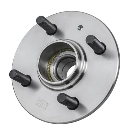 Detroit Axle - Pair Rear Wheel Bearing Hubs for Hyundai Accent 2005 [w/ABS] 2 Wheel Hub Bearings Assembly Replacement - style: 512192 x2/Pair