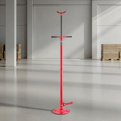 VEVOR Underhoist Support Stand, 3/4 Ton (1653 lbs) Capacity Under Hoist Jack Stand, Lifting from 51.97" to 80", Bearing Mounted Spin Handle, Foot Pedal, 12" Diameter Base, Support Vehicle Components
