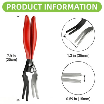 Automotive Hose Removal Pliers, Fuel & Vacuum Line Separator Tool | Quickly Disconnect Fuel & Vacuum Hoses, Effortless Fuel Line Pipe Separation, Fits Automotive and Marine Pipelines - color: 1 Option