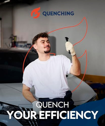 QUENCHING Self-Adjusting Crowfoot Wrench, 5–17mm (3/16”–11/16”), Slim Profile for Tight Spaces, Single Tool Alternative for Tight-Access Fasteners - size: 8" Dual Head Wrench