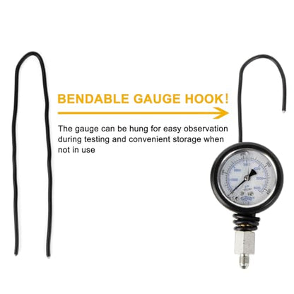 Hpop Test Tool High Pressure and Air Leak Test Gauge Tool Kit for F350 | Test Tool Kit for 6.0L 7.3L Engines, Steel and copper, detect intake system leaks, precision gauge diagnose abnormal noises