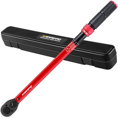 ATsafepro 1/2 Torque Wrench,1/2 Torque Wrench 30-250 Ft Lb(40.7-339.0 Nm) Dual scale,torque wrench 1/2 drive 250 ft-lb Pre-Calibrated Accuracy+-3% - Ideal for Automotive & Heavy Machinery Use - style: 1/2" 30~250 FT.LB Torque Wrench