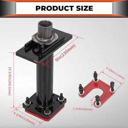 ECOTRIC Rear Axle Bearing Puller & Installer Kit ABS Tone Ring Tool Compatible with 1995-2020 Toyota 4RUNNER HILUX T100 Tacoma Tundra Wheel Bearing Removal Tool