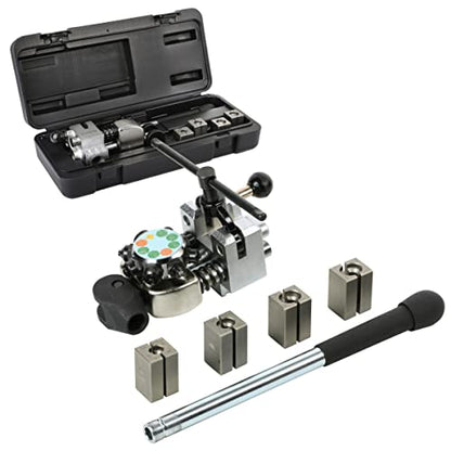 ARES 18012 - Professional Brake Line Flaring Tool - Use on Steel, Stainless Steel, Copper, and Aluminum Tubing - Includes Convenient Storage Case - size: Professional Brake Line Flaring Tool