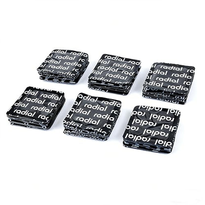 Radial Tire Patch, 1.77" x 1.77" (45x45mm) 36 pcs, Extra Large Heavy Duty Round Patches, Repair Kit for Truck, Car, Tractor Inner Tires, Black with Blue Poly Backing - size: 1.77" x 1.77" 36pcs