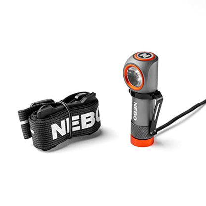 NEBO Einstein Powerful 600 Lumen Headlamp and Worklight with Rechargeable Batteries, Compact Low-Profile Headlamp - style: 600 Lumen