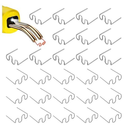 Hot Staples - 500PCS Welding Rods Hot Staples Repair Kit For Plastic Welder Gun, Bumper Repair Welding Wire For Machine, Car Bumpers, Dashboards & Lamp Holders Welder Accessories
