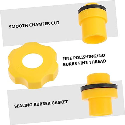 KICHOUSE Non-Spill Coolant Funnel Kit 15pc Car Radiator Filling System Tool Funnel for Antifreeze