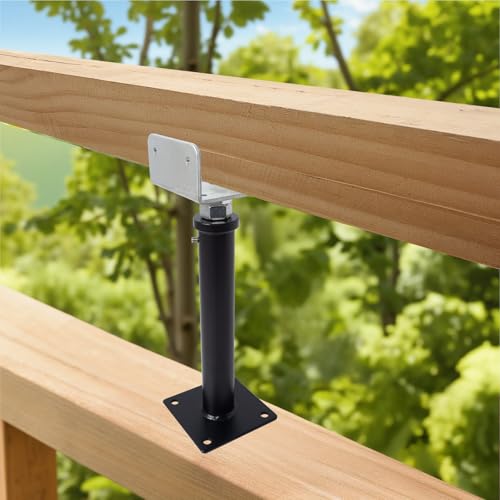 2 Pack U-Shaped Floor Jack - Adjustable Steel Beam Support for 4x2, 4x4, 4x6 Joists Heavy Duty Screw Jack with U-Head Telepost & House Jack.11-14.5 Inch Adjustment Range. (U-MGCGZJ-02, 11-14.5) - size: 11-15