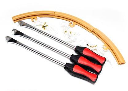 Tire Spoon levers Set 12 inches 3 Peaces for Tire Replacement Tool Solid Tire Change for Electric Scooter
