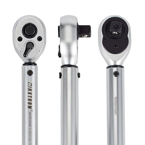 3/8 Inch Drive Click Torque Wrench, 5-45 ft-lb (6.8-61 Nm) Micro-Adjustable Dual Scales, 72-Tooth Reversible Ratchet, ±2% Accuracy, Storage Case - size: 3/8" Drive