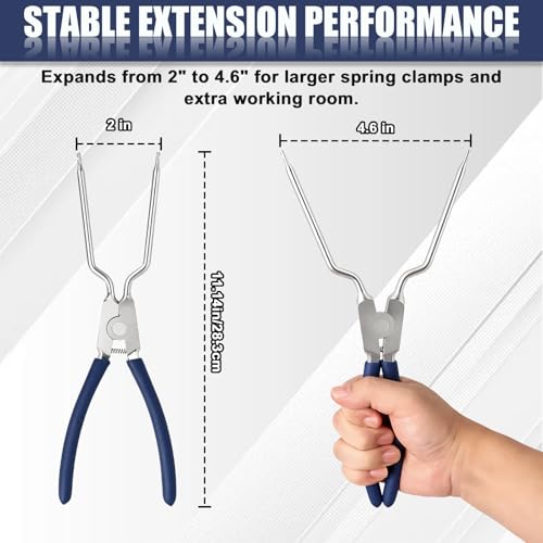 383EER4001A Spring Expansion Tool Compatible with LG Washing Machine | Washer Inner/Outer Tub Spring Removal Tool Replacement, Spreads to 4.6" - color: Blue(2" to 4.6")