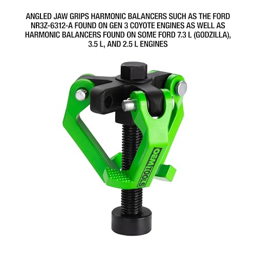 OEMTOOLS Harmonic Balancer Puller for 3, 4, 6 Spoke Balancers | 2 Jaw Puller and 3 Jaw Puller Tool, Heavy Duty Engine Pulley Puller for Ford Coyote, Ford 7.3L Godzilla, and Dodge Ram Hemi