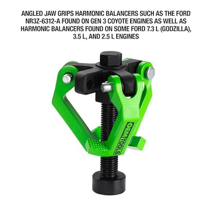 OEMTOOLS Harmonic Balancer Puller for 3, 4, 6 Spoke Balancers | 2 Jaw Puller and 3 Jaw Puller Tool, Heavy Duty Engine Pulley Puller for Ford Coyote, Ford 7.3L Godzilla, and Dodge Ram Hemi