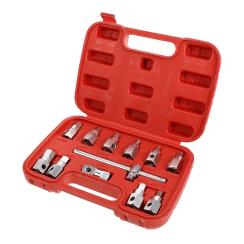 Oil Drain Plug Socket Set Chrome Alloy Material Lightweight Design Versatile Tool Oil Drain Plug Removal Automotive Industry