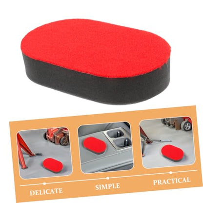 Tire Dressing Applicator Brush and Soft Sponge 4pcs Set for Car Wheel Cleaning and Waxing, Tire Shine Sponge Pads for Automotive Exterior Care