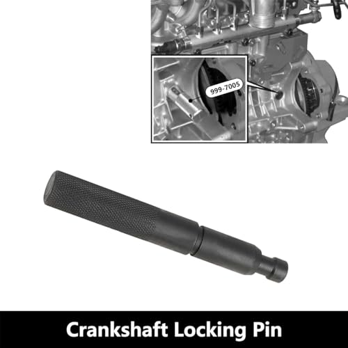 DPTOOL Crankshaft Pulley Holding Tool Holder Wrench Compatible with Volvo C30 C70 S40 S60 S70 S80 V40 V50 V70 XC70 XC90 2.0L 2.4L 2.5L 5 Cyl Diesel Engine Replace 999-5433 303-1179 999-7005 999-7007