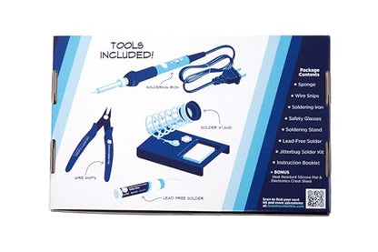 Jitterbug Deluxe Kit | DIY Soldering Kit for Beginners | Electronics Projects for Students & STEM Classes | Tools Included