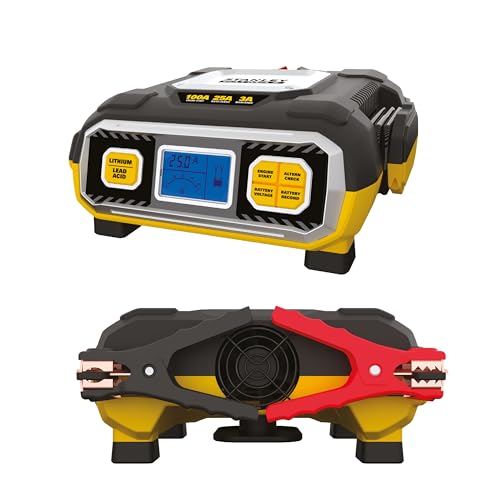 Stanley BC100BF 100 Amp Battery Charger for Vehicles | For Lead Acid & Lithium Batteries - size: 100 Amp
