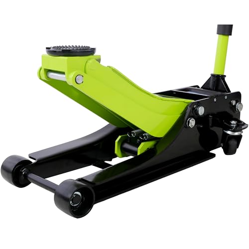 Low Profile Car Jack 4 Ton Portable Floor Hydraulic Jacks 8000 lbs | Heavy-duty steel floor jack with 4-ton capacity, low profile design, lifting range 2.5-20 inches, overload protection va - color: A4