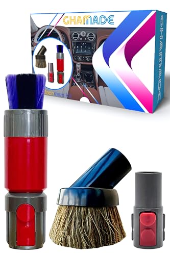For Dyson Specialized Vacuum Brush Attachments for Car Detailing, Figurines, Funiture, Displays: Traceless Dust Brush, Premium Horsehair Dusting Brush Vacuum Accessories for V7 V8 V10 V11 V15 - style: Dyson Horsehair Brush