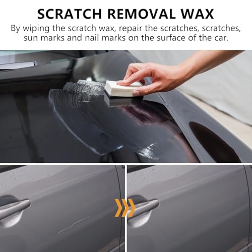 Scratch Remover for Vehicles, 2025 Upgrade Car Scratch Remover Kit with Wipe Sponge, Car Polishing Wax Scratch Remover for Deep Scratches - size: 1 PCS